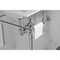 Kingston Brass 24Inch Console Sink with Brass Legs 4Inch, 3 Hole, WhitePolished Chrome KVPB24187W4CP - alternate 4
